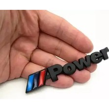 BMW M Power 3D Metal Stıcker Bmw Güç Rozet Araba Aksesuarı