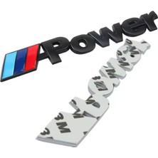 BMW M Power 3D Metal Stıcker Bmw Güç Rozet Araba Aksesuarı