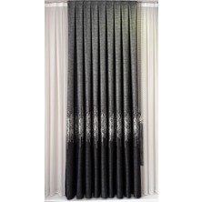 Pano Fon Perde Antrasit Gümüş(Tek Kanat)