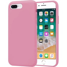 Piyasa Sepeti Apple iPhone 7 Plus İnce Mat Silikon Kılıf Pembe