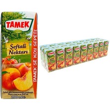 Tamek Şeftali Nektarı 200 ml x 27 Adet