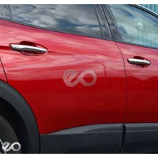 Ebal Oto Opel Vivaro 4 Krom Kapı Kolu 4 Kapı 2019 ve Üzeri Paslanmaz Çelik