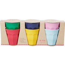 Melamine Bardak Seti  6 Lı Renkli 250 ml