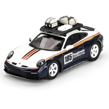 Toyfest Mini Gt 1/64 Porsche 911 Dakar Rallye Design Package White/gentian Blue Metallic Blister Paket