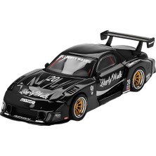 Toyfest Mini Gt 1/64 Mazda Rx-7 Lb-Super Silhouette Liberty Walk Black