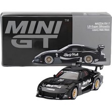 Toyfest Mini Gt 1/64 Mazda Rx-7 Lb-Super Silhouette Liberty Walk Black