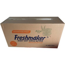 Freshmaker Islak Havlu Mendil Çiçeksi Kokular - 90 Adetlik 24 Paket