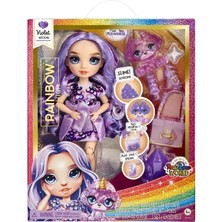 Raınbow Hıgh 120223 Violet Wıllow Moda Bebek Parlak Slıme ve Evcil Hayvan 3+