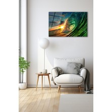 Dekoratif Duvar Tablosu Temperli Cam Tablo 110 x 70 cm