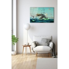 Dekoratif Duvar Tablosu Temperli Cam Tablo 110 x 70 cm