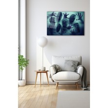 Dekoratif Duvar Tablosu Temperli Cam Tablo 110 x 70 cm