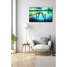 Dekoratif Duvar Tablosu Temperli Cam Tablo 90 x 60 cm