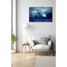 Dekoratif Duvar Tablosu Temperli Cam Tablo 72 x 46 cm