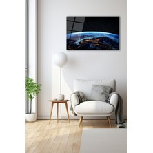 Dekoratif Duvar Tablosu Temperli Cam Tablo 110 x 70 cm