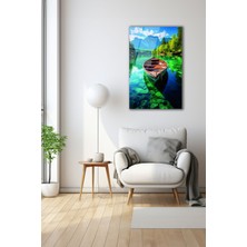 Dekoratif Duvar Tablosu Temperli Cam Tablo 72 x 46 cm
