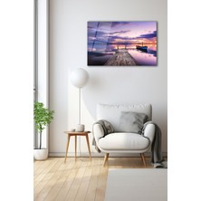 Dekoratif Duvar Tablosu Temperli Cam Tablo 110 x 70 cm