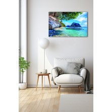 Dekoratif Duvar Tablosu Temperli Cam Tablo 72 x 46 cm