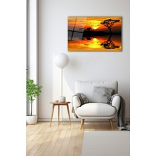 Dekoratif Duvar Tablosu Temperli Cam Tablo 72 x 46 cm