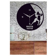 Hediyelikevi Kişiye Özel Tango Dans Temalı Ahşap Duvar Saati