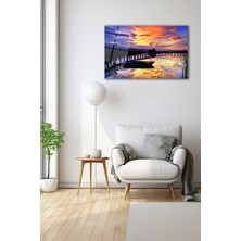 Dekoratif Duvar Tablosu Temperli Cam Tablo 90 x 60 cm