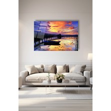 Dekoratif Duvar Tablosu Temperli Cam Tablo 90 x 60 cm