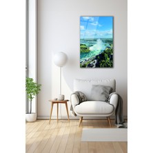 Dekoratif Duvar Tablosu Temperli Cam Tablo 110 x 70 cm