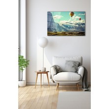 Dekoratif Duvar Tablosu Temperli Cam Tablo 110 x 70 cm
