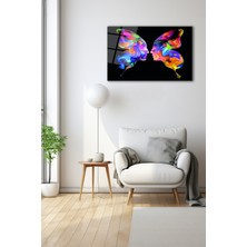 Dekoratif Duvar Tablosu Temperli Cam Tablo 72 x 46 cm