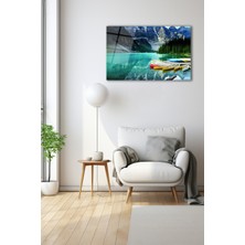Dekoratif Duvar Tablosu Temperli Cam Tablo 110 x 70 cm