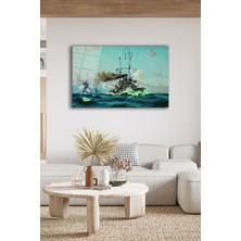 Dekoratif Duvar Tablosu Temperli Cam Tablo 90 x 60 cm