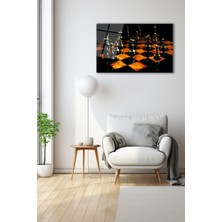 Dekoratif Duvar Tablosu Temperli Cam Tablo 72 x 46 cm