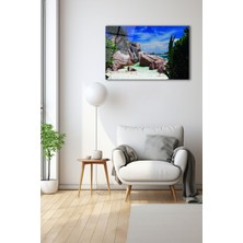 Dekoratif Duvar Tablosu Temperli Cam Tablo 72 x 46 cm