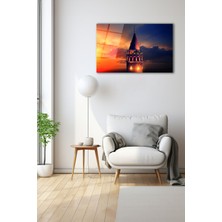 Dekoratif Duvar Tablosu Temperli Cam Tablo 72 x 46 cm