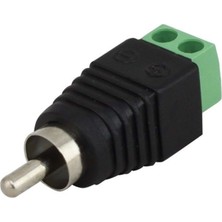 OPAX Utp Power Plug Soketsiz / Rca Erkek Av