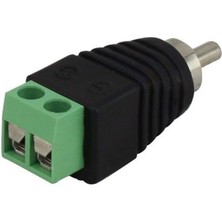 OPAX Utp Power Plug Soketsiz / Rca Erkek Av