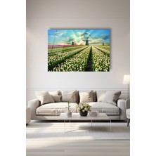 Dekoratif Duvar Tablosu Temperli Cam Tablo 110 x 70 cm