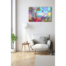 Dekoratif Duvar Tablosu Temperli Cam Tablo 110 x 70 cm