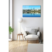 Dekoratif Duvar Tablosu Temperli Cam Tablo 72 x 46 cm
