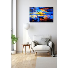 Dekoratif Duvar Tablosu Temperli Cam Tablo 72 x 46 cm