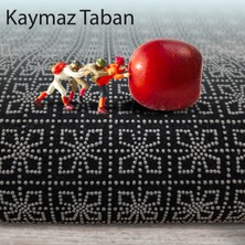 Bubble Gri Büyük Ebat 2'li Banyo Paspas Seti Kaymaz Tabanlı Yıkanablir Klozet Takımı