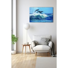Dekoratif Duvar Tablosu Temperli Cam Tablo 110 x 70 cm