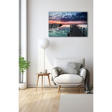 Dekoratif Duvar Tablosu Temperli Cam Tablo 72 x 46 cm