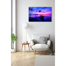 Dekoratif Duvar Tablosu Temperli Cam Tablo 110 x 70 cm