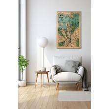 Dekoratif Duvar Tablosu Temperli Cam Tablo 90 x 60 cm