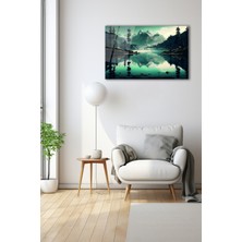 Dekoratif Duvar Tablosu Temperli Cam Tablo 72 x 46 cm