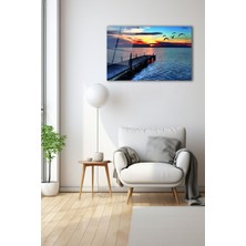 Dekoratif Duvar Tablosu Temperli Cam Tablo 90 x 60 cm