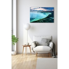 Dekoratif Duvar Tablosu Temperli Cam Tablo 72 x 46 cm