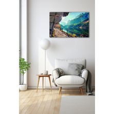 Dekoratif Duvar Tablosu Temperli Cam Tablo 110 x 70 cm