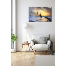 Dekoratif Duvar Tablosu Temperli Cam Tablo 72 x 46 cm