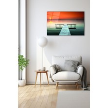 Dekoratif Duvar Tablosu Temperli Cam Tablo 72 x 46 cm